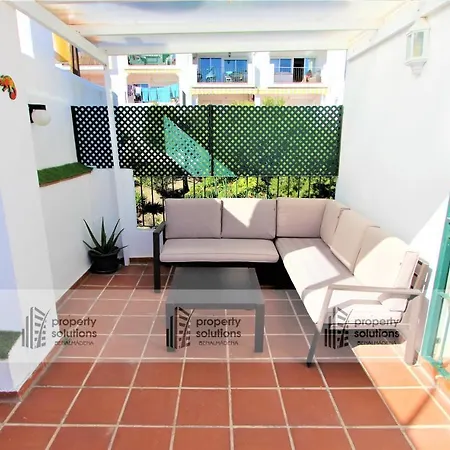 아파트 Lomas De Mena 6 - Atico Con Vistas Al Mar - Piscina Abierta Todo El Ano- Parking Gratis 베날마데나코스타